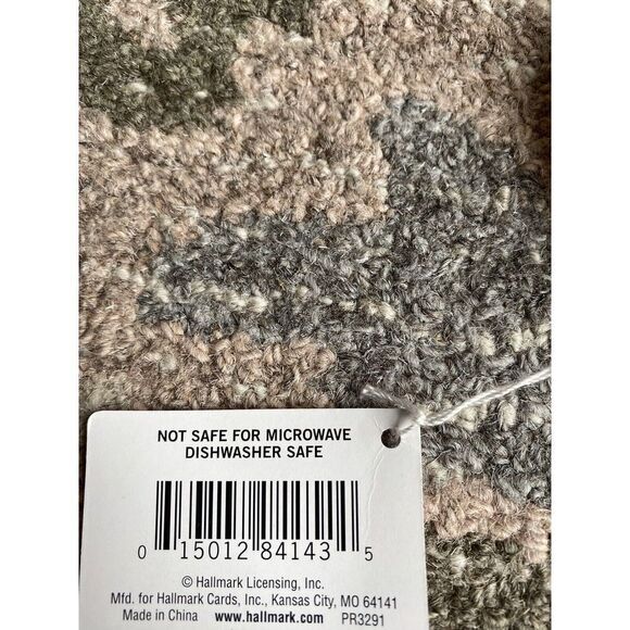 Hallmark "Mittens & Snowflakes" Pattern Holiday Cookie /Snack Jar Collec… - Picture 6 of 7